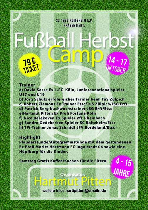 HERBSTCAMP DES SC ROITZHEIM